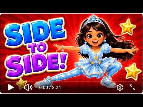 Side to Side! | Fun Kids Dance Song! | Princess Mia 👑✨
