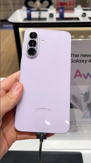 Samsung Galaxy A37 5G Awesome Lavender first look! #samsung #samsunggalaxya37