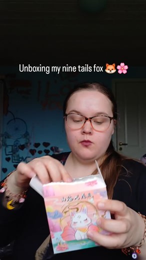 14 reactions | Unboxing my nine tails fox 力 It is so cute 力 #ninetailfox #cuteninetailedfox #japanese #japaneseninetailedfox | Nico | Facebook