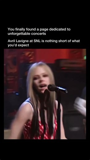 Unforgettable Concerts | 🎤 Avril Lavigne – “My Happy Ending” (Live on SNL, 2004) Avril’s 2004 SNL performance of “My Happy Ending” was raw, real, and emotionally... | Instagram
