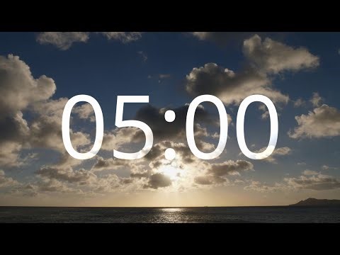 5 Minute Timer with Atmospheric Spanish Guitar
