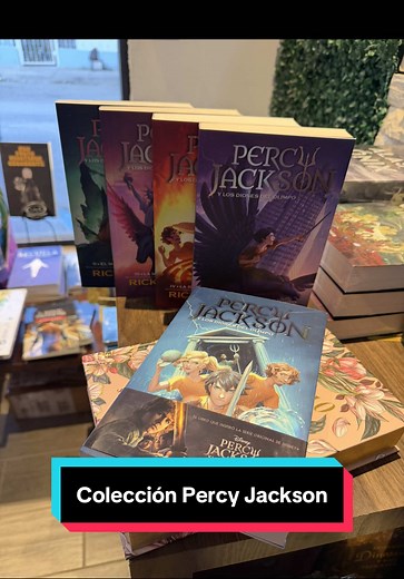 Cinco libros que transforman la aventura de Percy Jackson