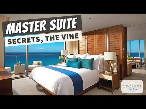 Master Suite Ocean Front | Secrets The Vine Cancun Resort | Full Walkthrough Room Tour | 4K