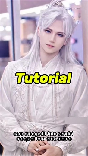 Tutorial Edit Foto Albino di TikTok