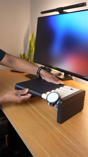 The Workspace Hero on Instagram: "Just some mini desk shelf assembly ASMR for you. Print your own through the link in my bio! #3DPrinting #DeskSetup #Workspace"