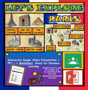 Lets Explore Paris Powerpoint   Worksheet. Eiffel Tower. Arc De Triumph