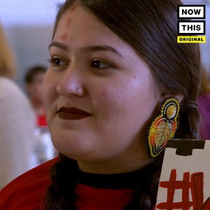 2.5M views · 28K reactions | Nearly 6,000 Native American women have been murdered or gone missing as of 2016 — this teenager is demanding justice | NowThis Her | Facebook