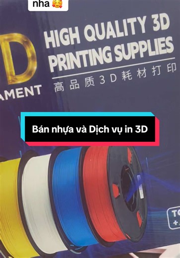 Nhanh tay để được giá ưu đãi về nhựa in 3D chất lượng cao cũng như các dịch vụ về in 3D giá tốt - Cung cấp nhựa in 3D PetG chất lượng cao - Thiết kế - Scan - In 3D FDM & SLA #nhuain3d #petg #nhuapetg #in3d #xuongin3d