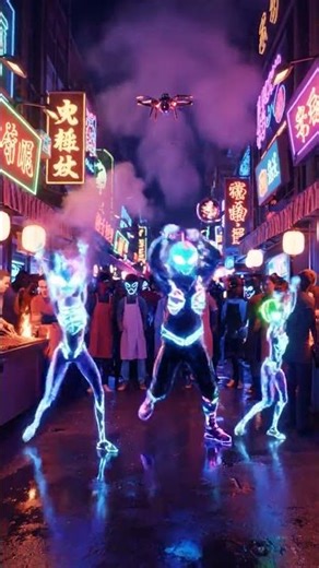 Alien Night Market Dance Party 👽🪩