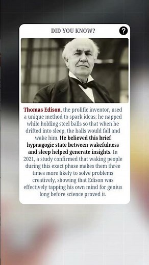 Edison's Weird Trick for Creative Breakthroughs