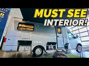One of the world’s most LUXURIOUS camper vans! 2025 Leisure Travel Unity U24TB twin bed