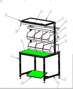 [Hot Item] Bancada de Trabalho Industrial em Alumínio para Linha de Montagem com Mesa de Trabalho ESD Eletrônica Elétrica Automotiva Automática Antiestática