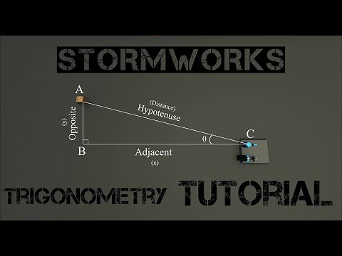 Stormworks Trigonometry Tutorial | Radar to GPS | GPS turret | Autopilot