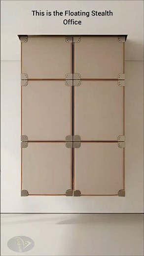 World’s First Floating Stealth Office! 😱 The Future of Smart Furniture #shorts