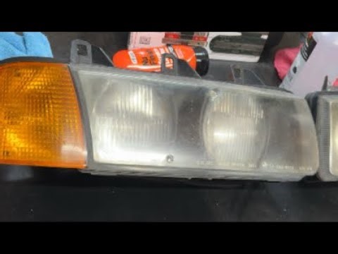 BMW E36 Headlight Restore & Install - Live Stream