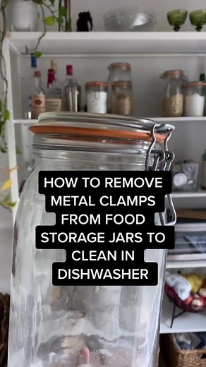 Easy Tips for Cleaning Food Storage Jars with Metal Clamp Lids in the Dishwasher