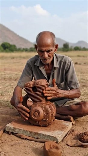 Creative Uncle Turns Clay into Bike 🚲
