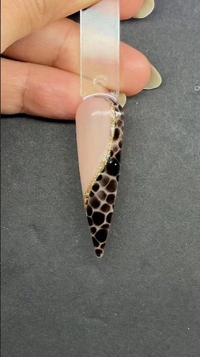 Easy Diy Blooming Gel Nail Art 💅 Beginner Friendly✨ #beginnerfriendly #diynails #bloominggel #nails