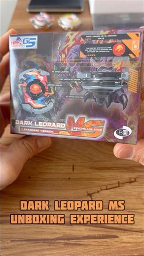 Beyblade Dark Leopard MS repro unboxing experience #beyblade #beybladehms #benchblade #beybladeburst