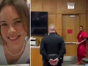 NEW: This is absolutely sickening.Former NFL linebacker Darron Lee and first-round pick, Super Bowl champ with the Chiefs, just got denied bond after allegedly brutally murdering his 29-year-old girlfriend Gabriella Perpetuo.Court testimony dropped bombshells: broken neck, severe brain trauma, multiple stab wounds, a literal BITE MARK on her thigh... and blood splattered in every single room of their Tennessee home.He tried cleaning it up. Called 911 like nothing happened. Lied about her maybe f