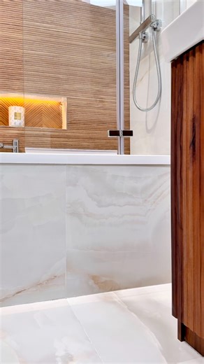 1.3K views · 13 reactions | Larchwood Wood-Effect Tiles give you all the beauty of natural wood… without scratches, warping, or endless upkeep 蝹  Choose your style: classic or zig patterns for that modern touch. Light, warm, and elegant, making every room feel instantly inviting #woodtile #tiles #tilesofinstagram #wood #interiordesign | Tile Merchant Ireland | Facebook