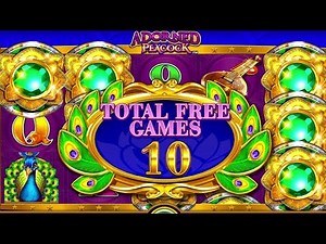 CASINO SLOTS GAMEPLAY ADORNED PEACOCK ENTERTAINING HIGH LIMIT SLOT MACHINE FROM YOUTUBE CASINO