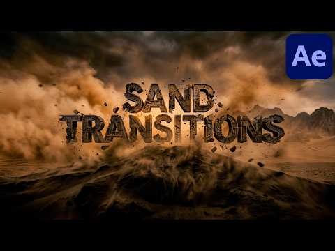 Sand Transitions for After Effects