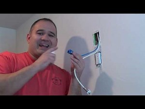 How to install a network/internet jack