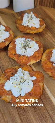 Mini cherry tomato tarts – #easyrecipe #easycooking #tatin #cherrytomatoes #homemade