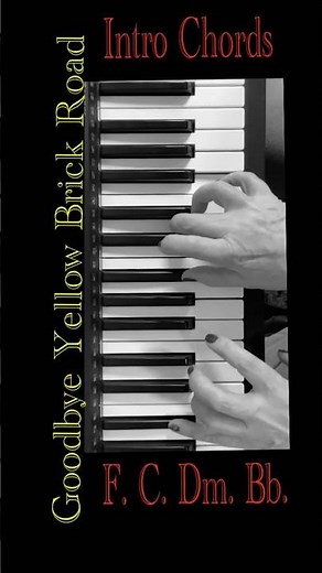 Goodbye Yellow Brick Road into chords basic chord progression, Elton John