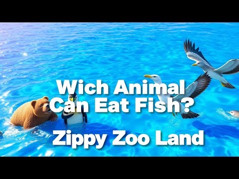Which Animal Can Eat Fish? | Fun Animal Facts Song for Kids | Educational Nursery Rhyme