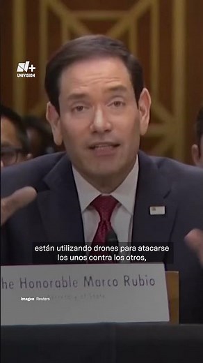 Rubio Warns About the Use of Drones by Mexican Cartels