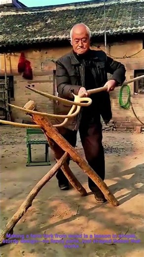 Mulberry Fork Tool Making: Crafting a Farm Fork from Wood