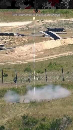 Explosive Line Charge that Allows Breaching Through Complex Obstacles