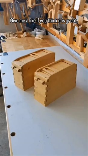 Friday Ge on Instagram: "Portable wooden tool box — strong, compact, and designed for every craftsman’s daily use. Perfect for carrying essential tools anywhere you go. 🪵🔧✨ #WoodenToolBox #HandmadeToolBox #Woodworking #CarpentryTools #WoodCraft #WoodDesign #DIYProjects #WorkshopEssentials #WoodworkingLife #ToolStorage #Woodwork #Craftsmanship #WoodArt #PortableDesign #WoodworkingTools"