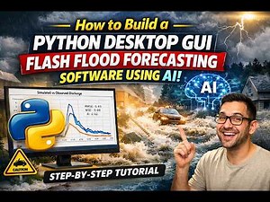 How to Build a Python Desktop GUI Flash Flood Forecasting Software Using AI | Step-by-Step Tutorial