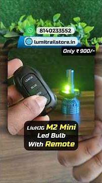 Very Bright! Liu HJG M2 Mini LED Bulb | HJG Led Bulb | Led bulb With Remote | LumitrailStore