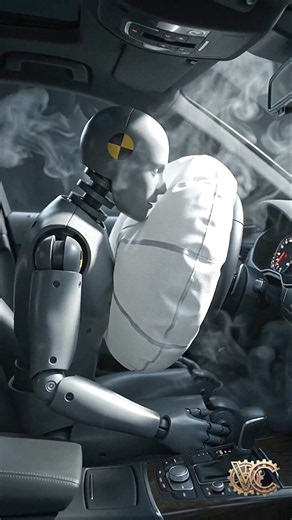 The Explosive Science Inside Car Airbags 🚗 (How It Works) #3DAnimation