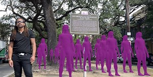 New Orleans was once the center of U.S. slave trade. This artist wants to make sure we don’t forget