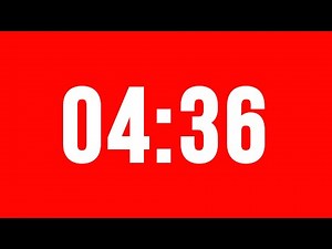 4 Minute 36 Second Timer With Alarm Without Music