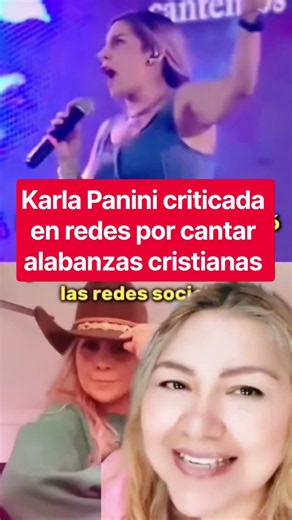 Karla Panini criticized on social media for singing Christian worship songs #karlapanini #panini ...