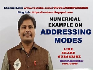 ADDRESSING MODES || NUMERICAL EXAMPLE ON ADDRESSING MODES || COA || COMPUTER ORGANIZATION || CA ||