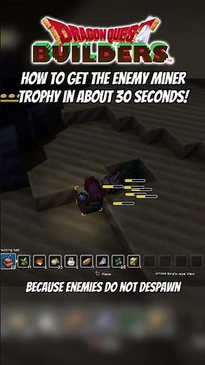 Dragon Quest Builders — How To Get The Enemy Miner Trophy In 30 Seconds