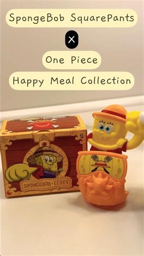 SHORT SPONGEBOB x ONE PiECE ANiME Crossover HAPPY MEAL COLLECTION - FULL SET 15 - UNBOX REViEW 2026