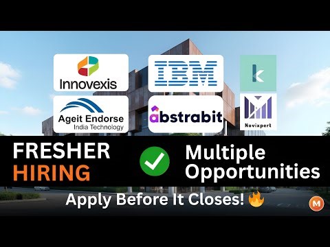 🔥Off Campus Jobs for Freshers | IBM, Full Stack & WFH Roles
