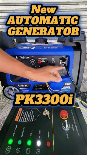 15K views · 183 reactions | Philking PK3300i inverter silent generator fully automatic 3300w max power 3000w rated power gasoline engine digital display automatic transfer switch 50,500 pesos cash on delivery nationwide | Best Buys Mindoro TOOLS | Facebook