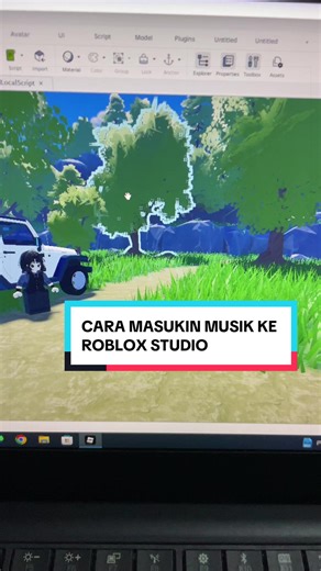 Cara masukin musik ke Roblox studio, #robloxstudio #robloxfyp