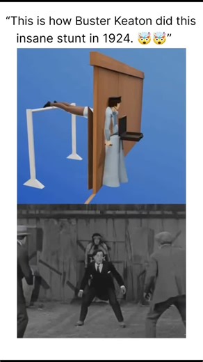 Jack Taylor on Instagram: "In *Sherlock Jr.* (1924), Buster Keaton appears to jump into a woman's body using clever editing and a body double. The camera cuts at the moment of contact, swapping Keaton with the woman, creating a seamless illusion of transformation -all done with precise timing and a fixed camera. Follow for more @jack_taylor_0 #explorepage #"