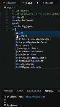 What is let in JavaScript? (Modern Way to Declare Variables)