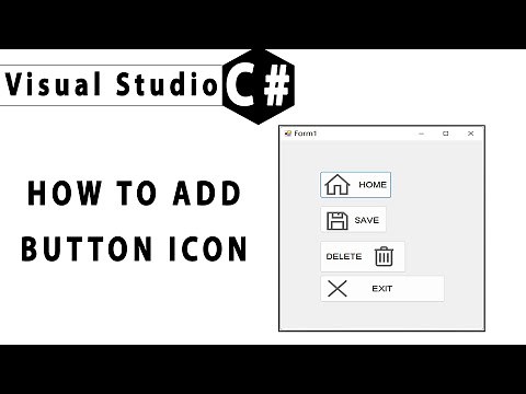 C# Add Button Icon or Image and get Icons easily from Pichon